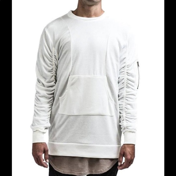 Kollar Dresses & Skirts - Kollar The Haxton white sweatshirt / dress